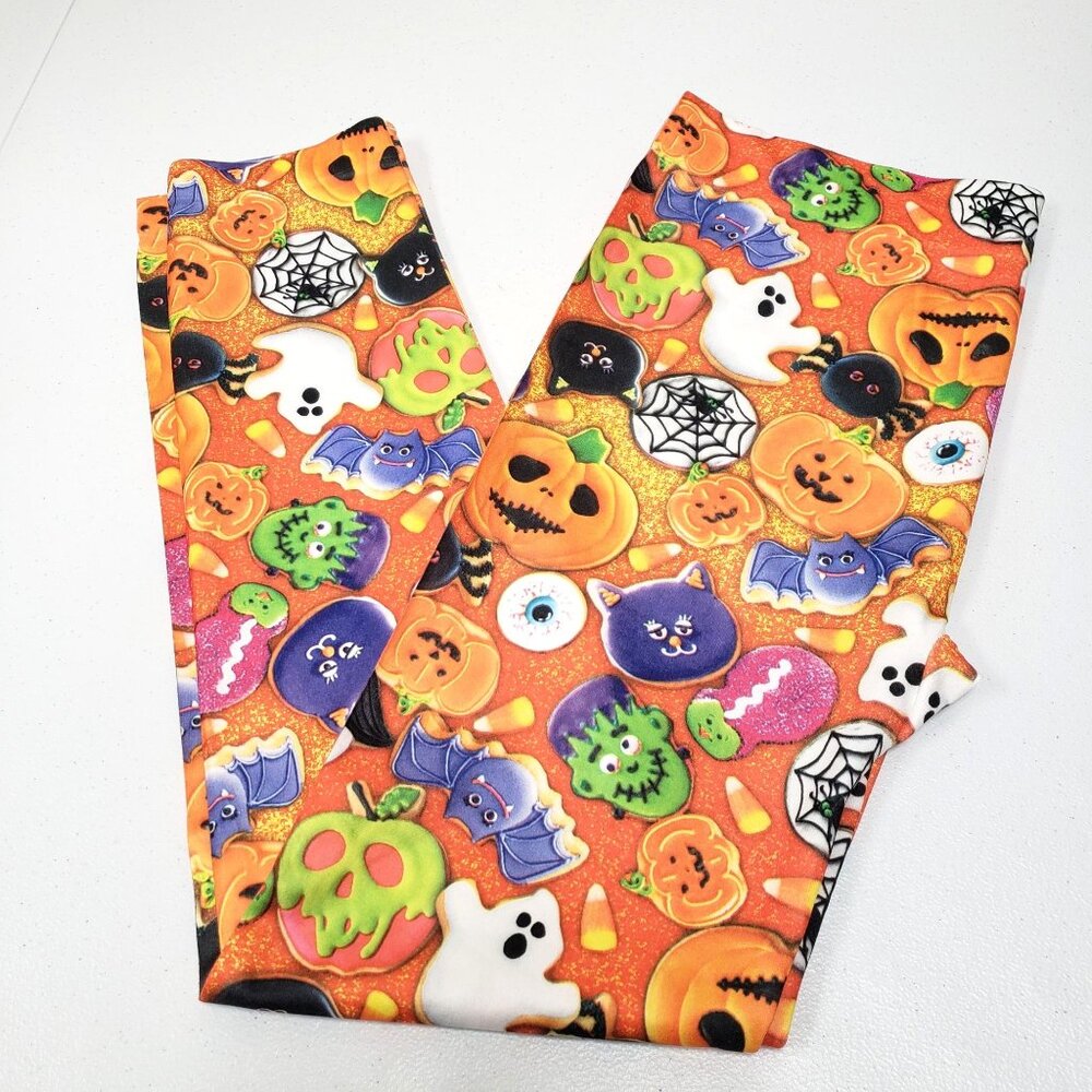 No Boundaries Womens Halloween Seamless Ankle Leggings Size XL 15-17